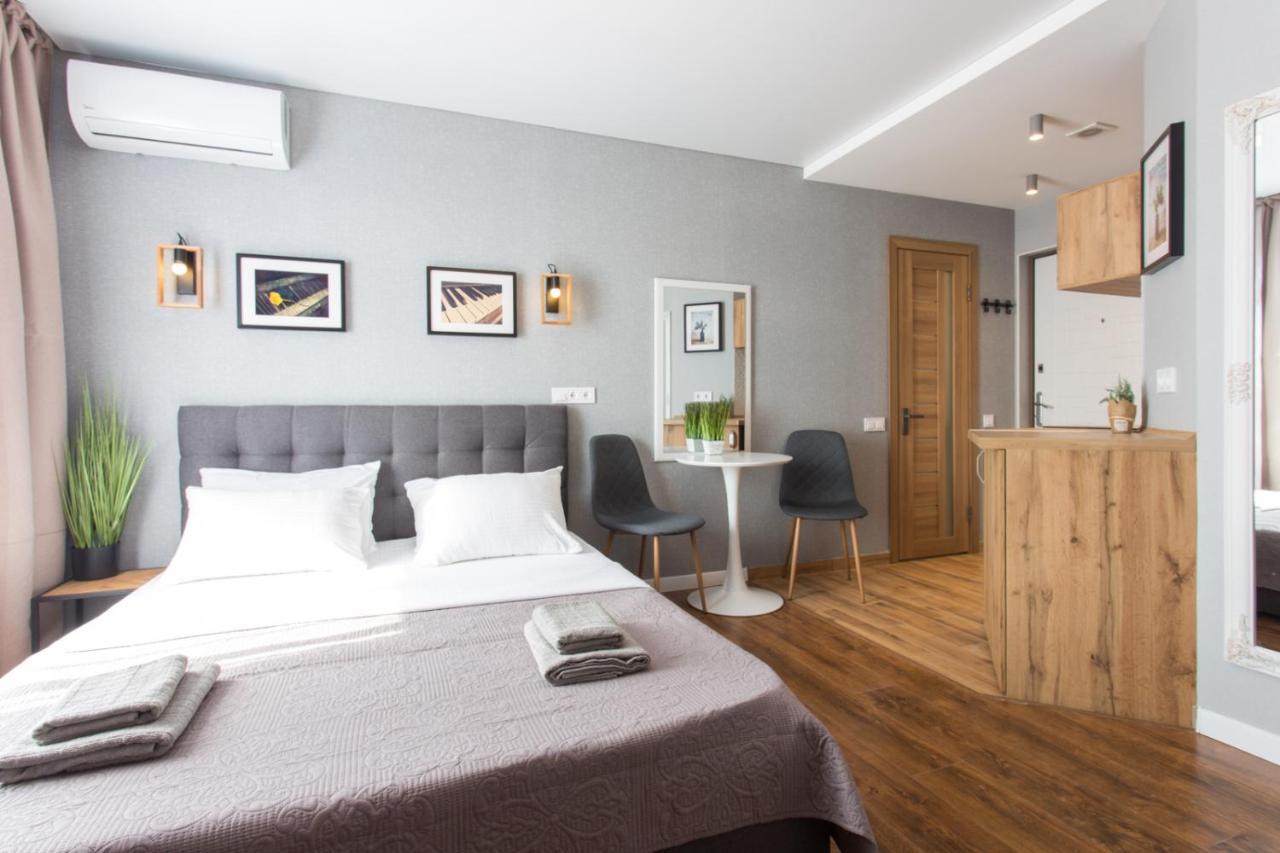 Studio With City View - Hrekivska Str. 5-1 Charkov Buitenkant foto